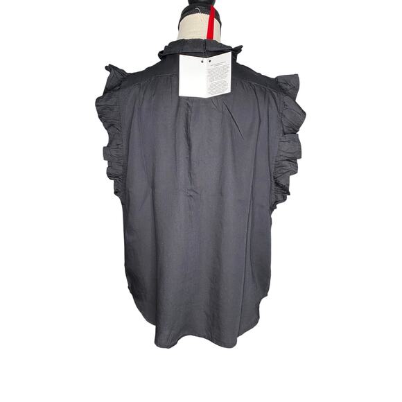 AREA STARS Avalon Ruffle Button Front Top - Picture 2 of 10